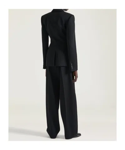 Givenchy Jacket In Wool With Satin Collar
