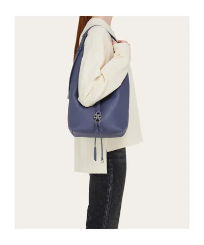 Ferragamo Small V-shaped Shoulder Bag