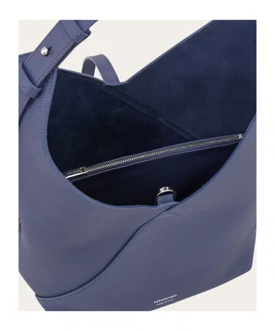 Ferragamo Small V-shaped Shoulder Bag