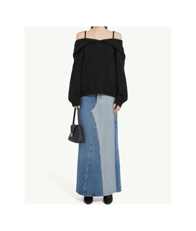 Mm6 Maison Margiela Sweatshirt In Black
