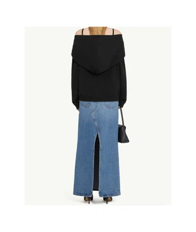 Mm6 Maison Margiela Sweatshirt In Black
