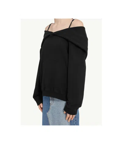 Mm6 Maison Margiela Sweatshirt In Black