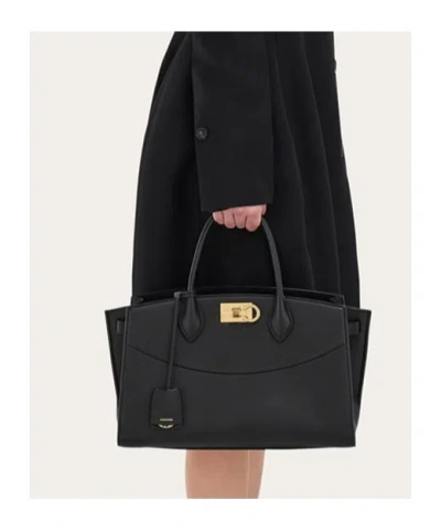 Ferragamo Large Soft Studio Tote Bag