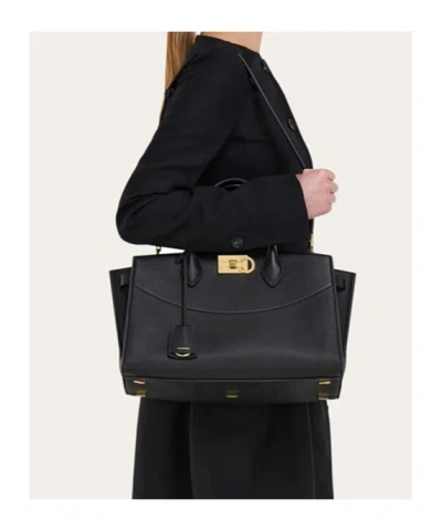 Ferragamo Large Soft Studio Tote Bag