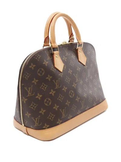 Pre-owned Louis Vuitton 2005 Alma Pm Tote Bag In Brown