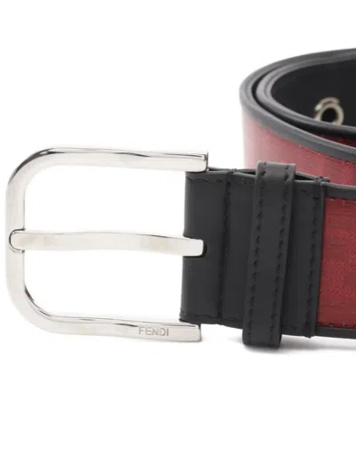 Pre-owned Fendi 2010s Leather Coated Belt