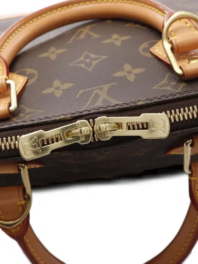 Pre-owned Louis Vuitton 2005 Alma Pm Tote Bag In Brown