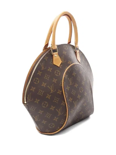 Pre-owned Louis Vuitton 2000 Ellipse Mm Monogram Handbag In Brown