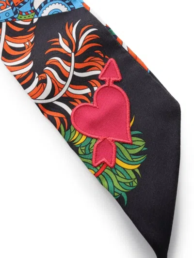 Pre-owned Hermes 2021 De L'ombrelle Aux Duels Vieux Ribbon Scarf