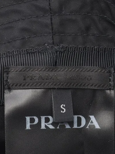 Pre-owned Prada 2020 Re-nylon Bucket Hat In Black