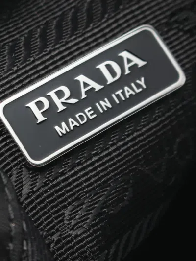 Pre-owned Prada 2020s Studs Handbag In Black