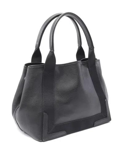 Pre-owned Balenciaga 2000s Small Navy Cabas Tote Bag