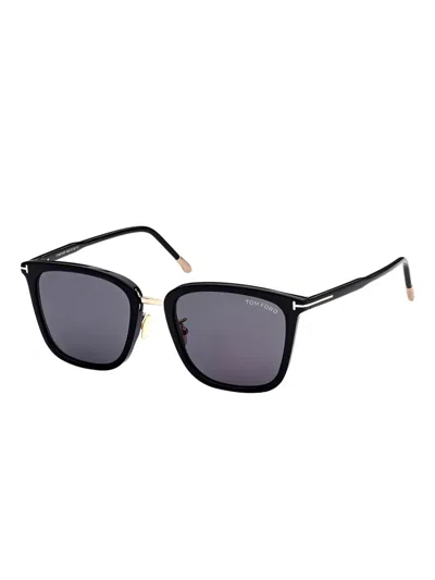 Tom Ford Square-frame Sunglasses In Black