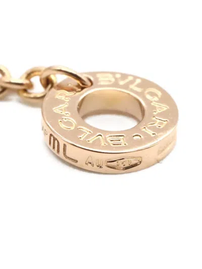 Pre-owned Bvlgari 2010s 18k Rose Gold B.zero1 Bracelet