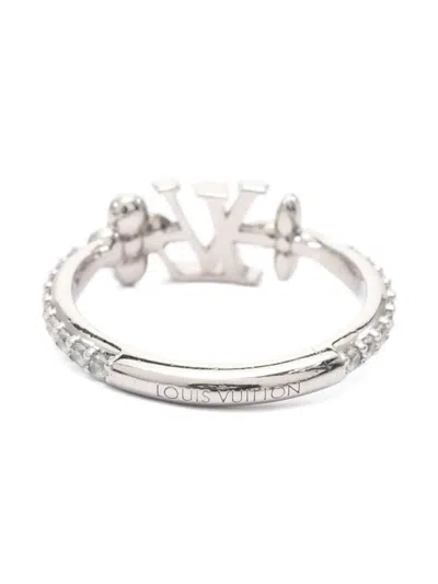 Pre-owned Louis Vuitton 2024 Lv Iconic Rhinestone Flower Ring