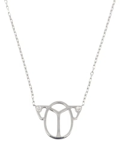 Pre-owned Cartier 2010s 18k Rose Gold Scarab Diamond Necklace
