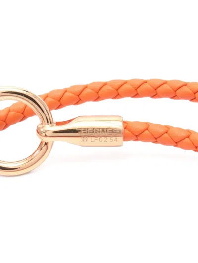 Pre-owned Hermes 2010s Glennan Double Tour Bracelet