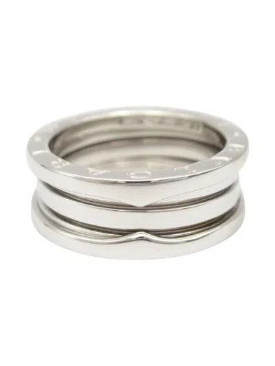 Pre-owned Bvlgari 2010s 18k White Gold B.zero1 Ring
