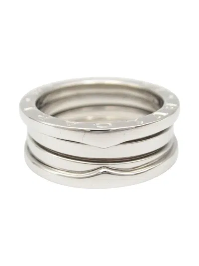 Pre-owned Bvlgari 2010s 18k White Gold B.zero1 Ring