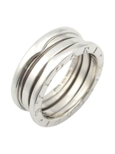 Pre-owned Bvlgari 2010s 18k White Gold B.zero1 Ring
