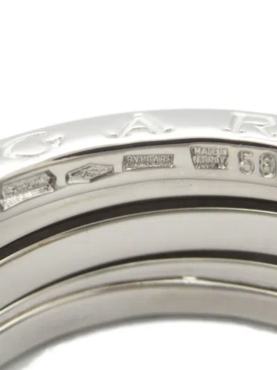 Pre-owned Bvlgari 2010s 18k White Gold B.zero1 Ring