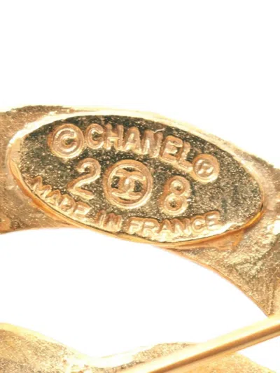 Pre-owned Chanel 1986-1988 Coco Mark Brooch