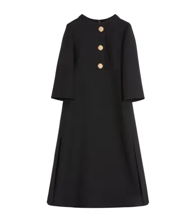 Valentino Wool-silk Midi Dress