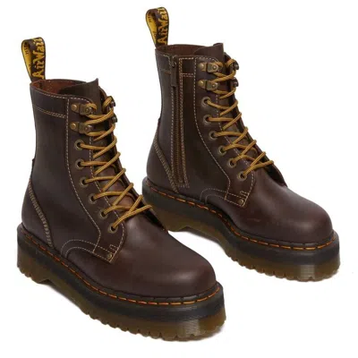 Dr. Martens' Jadon R31125201 Mens Us 11 Dark Brown Leather Platform Boots Khd1576