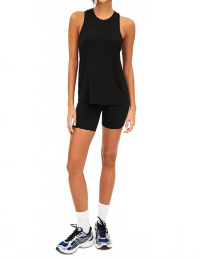 Splits59 Womens Stretch Sleeveless Tank Top In Black
