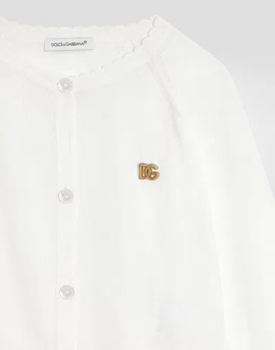 Dolce & Gabbana Satin Viscose Cardigan