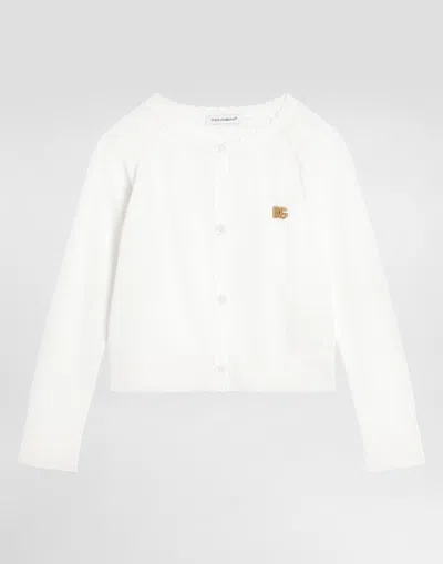 Dolce & Gabbana Satin Viscose Cardigan