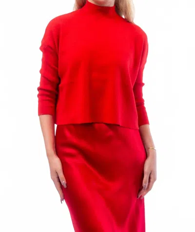 Starkx Rowan Sweater In Oriental Red