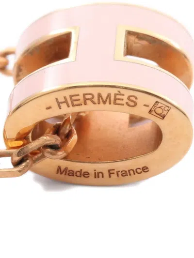 Pre-owned Hermes 2010s Mini Pop H Enamel Necklace