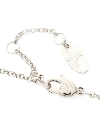 Pre-owned Vivienne Westwood 2010s Orb Rhinestone Necklace