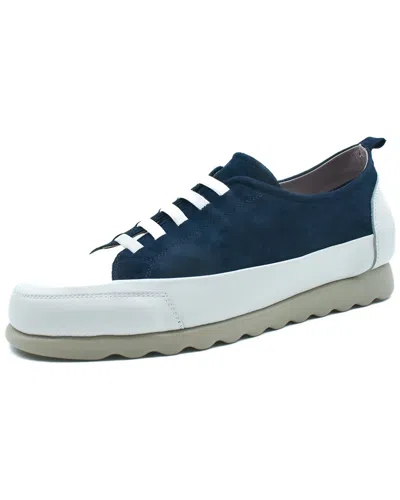 The Flexx Lena Leather & Suede Sneaker In Blue