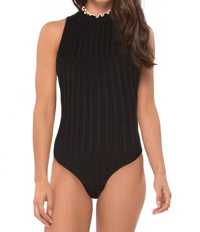 Nbd Hope Bodysuit In Black In Black
