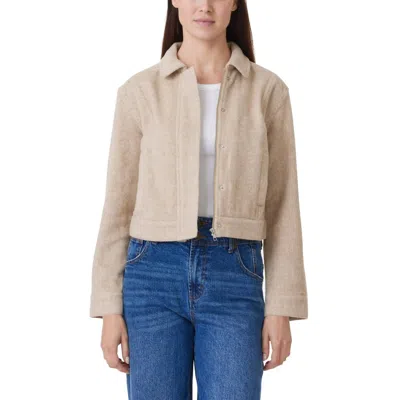Habitual Brushed Twill Jacket In Oatmeal In Neutral