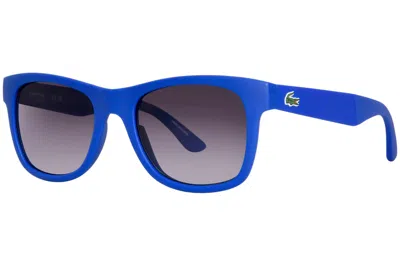 Lacoste Unisex L778s Sunglasses In Matte Blue / Grey Gradient