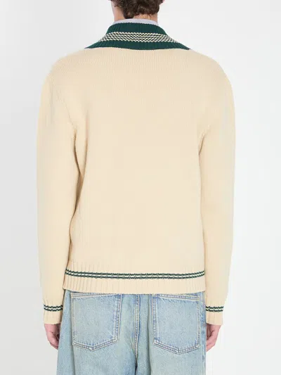 Valentino Le Chien De La Maison Wool Sweater In Neutral