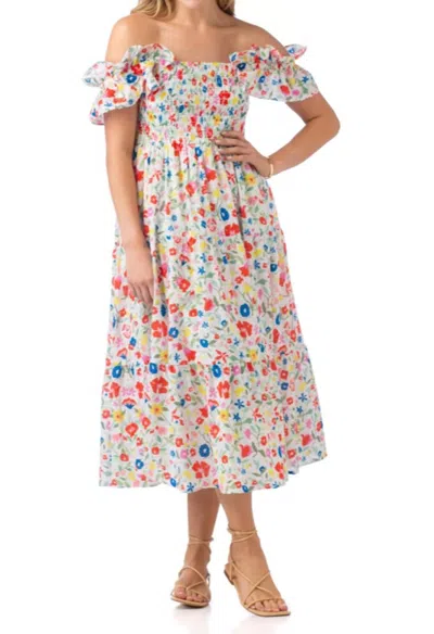 Crosby By Mollie Burch Bray Dress In Blossom In White
