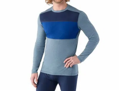 Smartwool Thermal Base Sweater In Pewter Blue In Blue