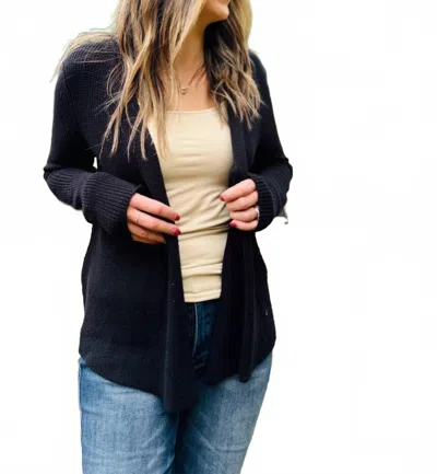 Nic + Zoe All Year 4-way Convertible Cardigan In Black