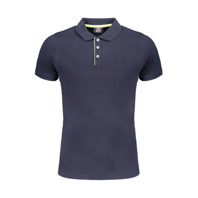 Norway 1963 Blue Cotton Men Polo Shirt