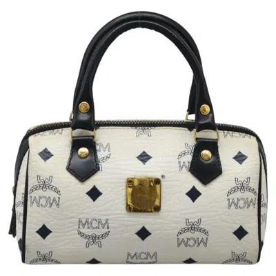 Pre-owned Mcm Visetos Canvas Handbag ()