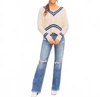 Olivaceous Emory Sweater In Cream In Neutral