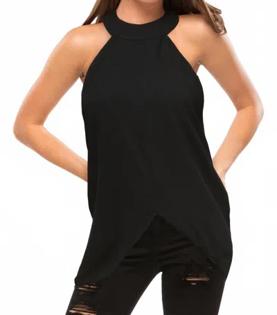 C/meo Collective Liquid Love Top In Black In Black