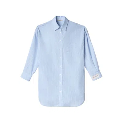 Hinnominate Blue Cotton Shirt In Blue
