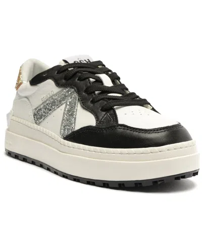 Schutz St Bold Leather Sneaker In Multi