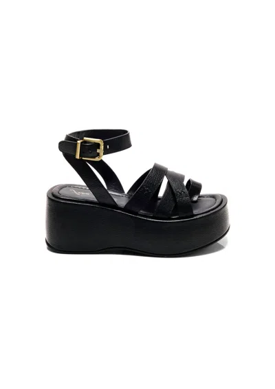 Free People Women's Hazel Flatform Sandals In Black