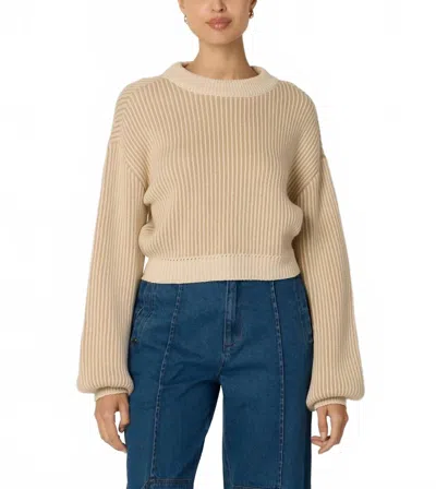Cleobella Sydney Sweater In Ivory/oatmeal In Neutral
